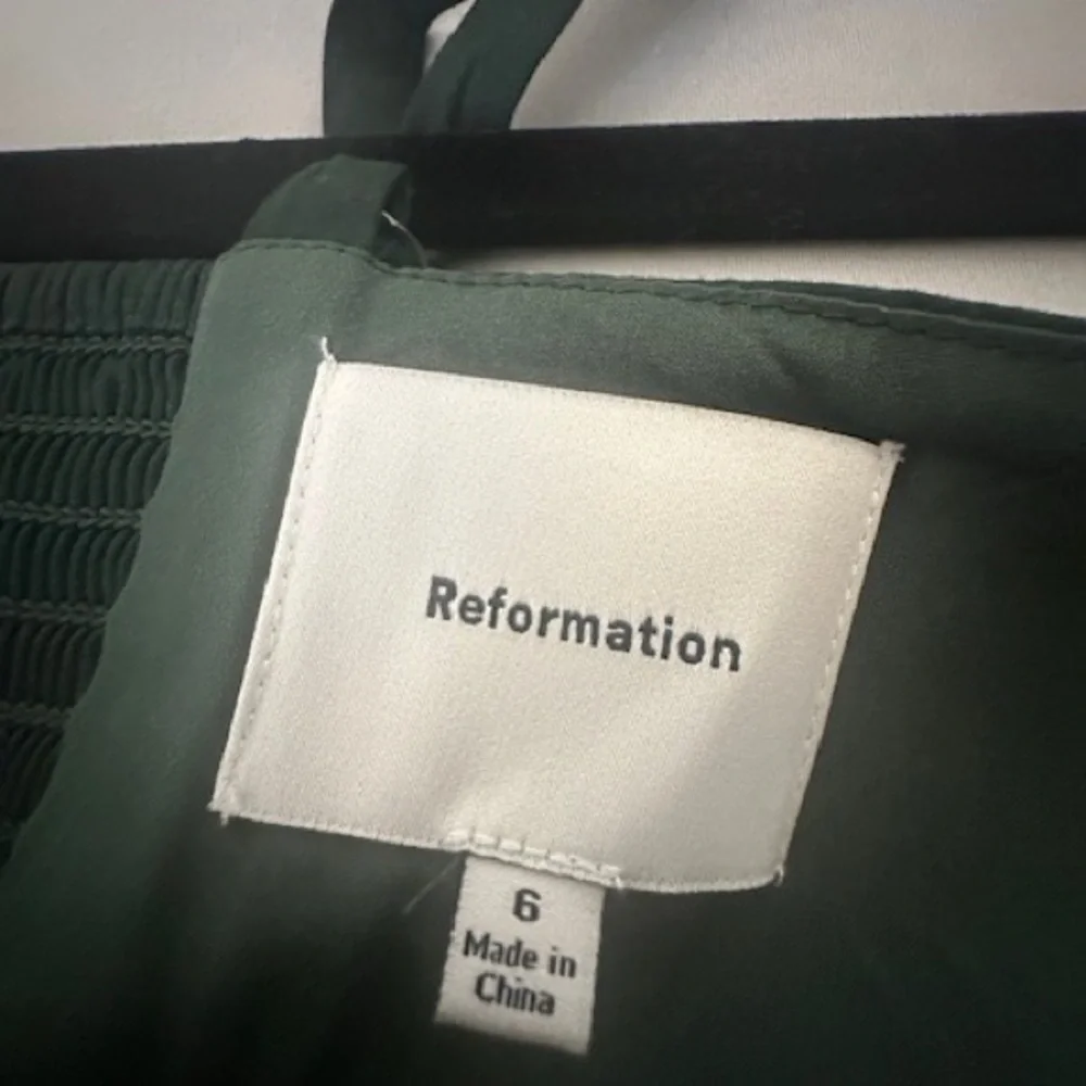 Reformation Green Sweetheart Bodycon Midi Dress - Picture 5 of 5